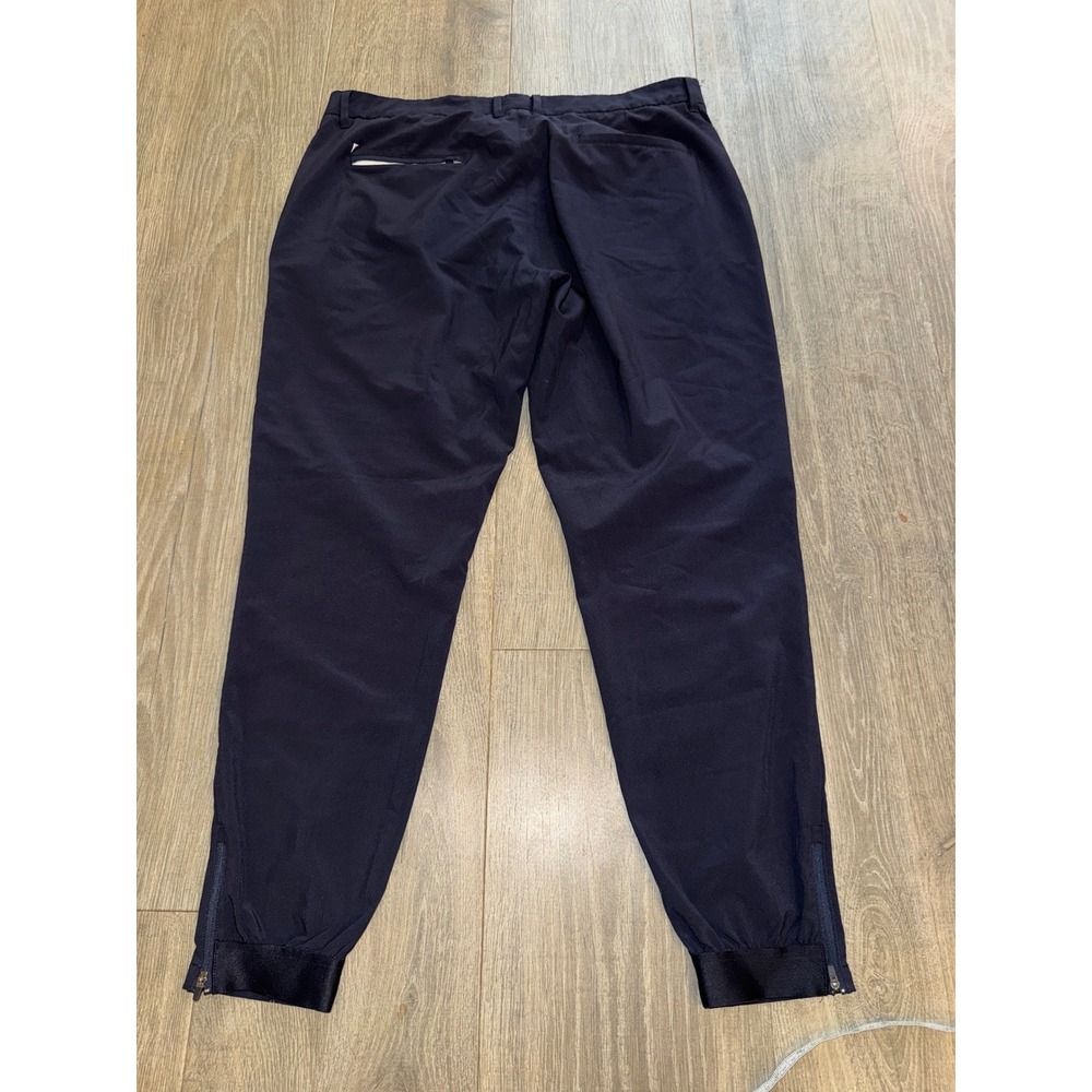Primo Golf Joggers Mens 38 Regular Navy Blue Tapered Ankle Zip Performance Pants